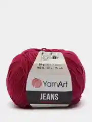 Марсала пряжа YarnArt Jeans Ярнарт Джинс