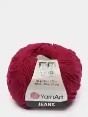 Марсала пряжа YarnArt Jeans Ярнарт Джинс