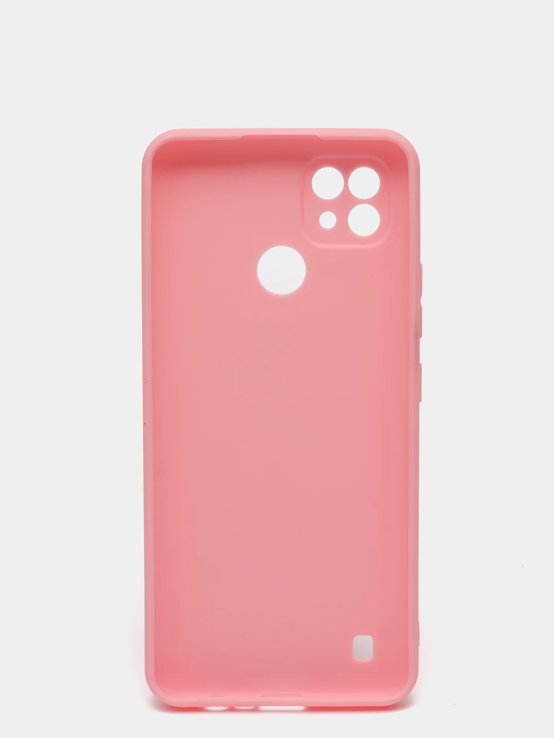 Розовый чехол для Realme C21, Realme  7,  Realme  C11 / C20, матовый силиконовый