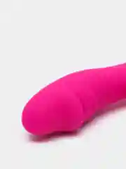 Розовый вибратор точки G со стимуляцией клитора