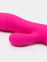 Розовый вибратор точки G со стимуляцией клитора