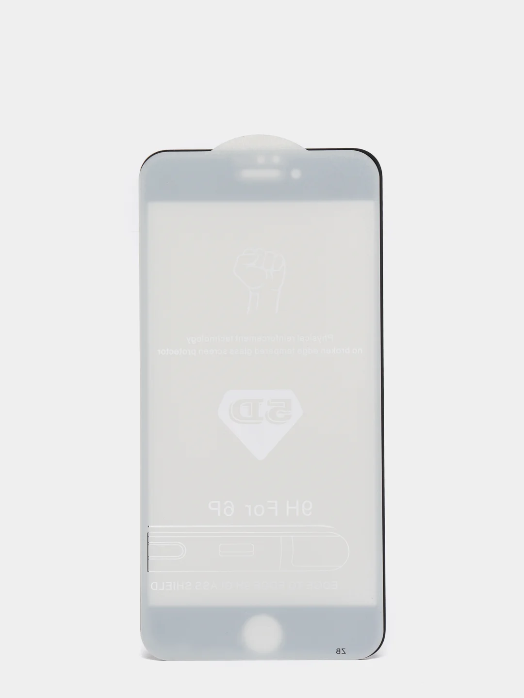 Противоударное / защитное стекло 4D для Apple iPhone 6/6s (5,5), черный