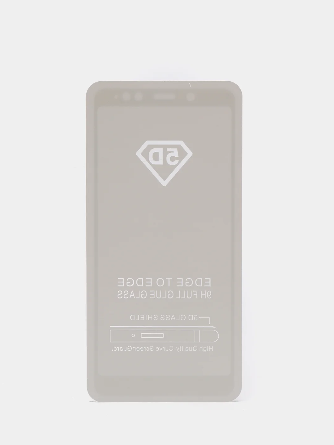 Белый защитные стекла 5D для смартфонов Xiaomi ( на весь дисплей )