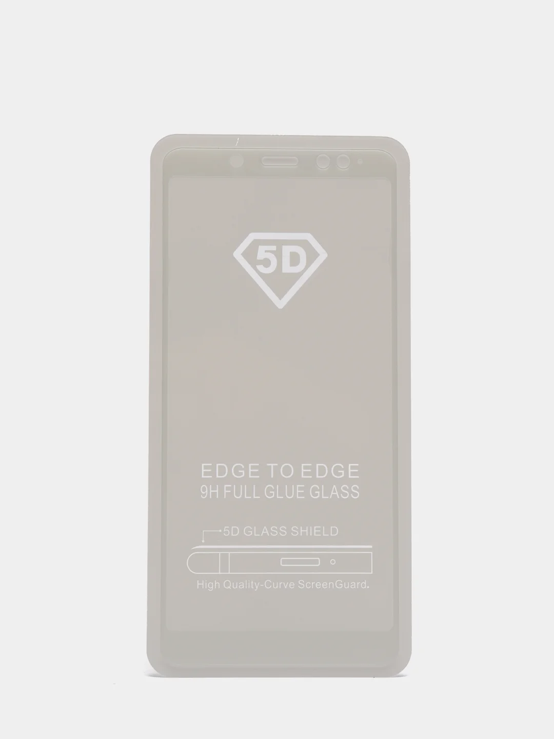 Белый защитные стекла 5D для смартфонов Xiaomi ( на весь дисплей )
