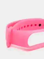 Розовый ремешок силиконовый для Xiaomi Mi Band 3, 4