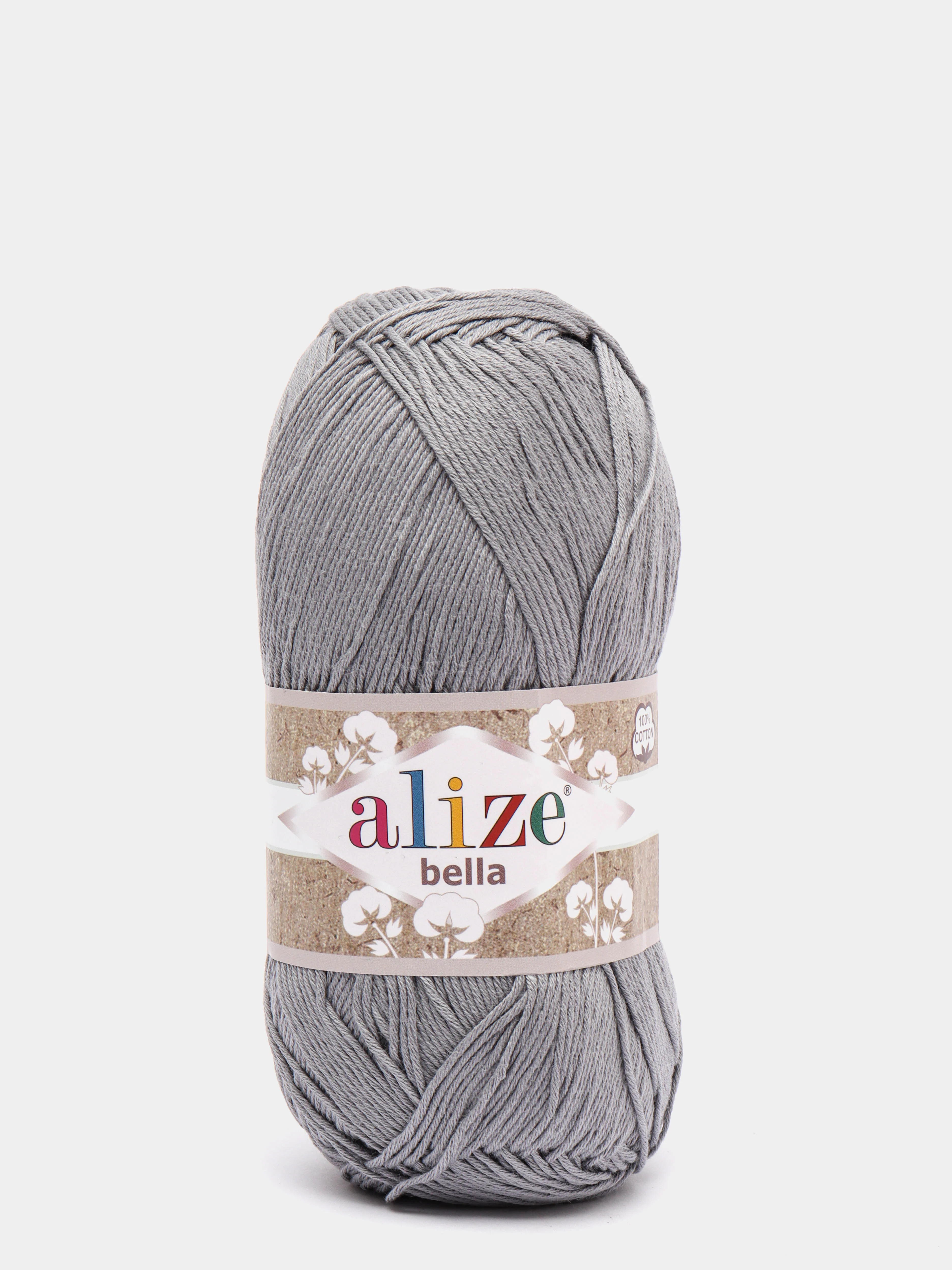 Угольный пряжа Alize Bella 100% Хлопок 100 г 360 м