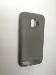Тёмно-серый силиконовый усиленный чехол Samsung j2 18(j250)/ джей 2 18