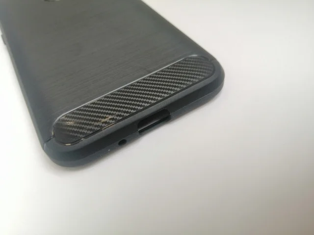 Тёмно-серый силиконовый усиленный чехол Samsung j2 18(j250)/ джей 2 18