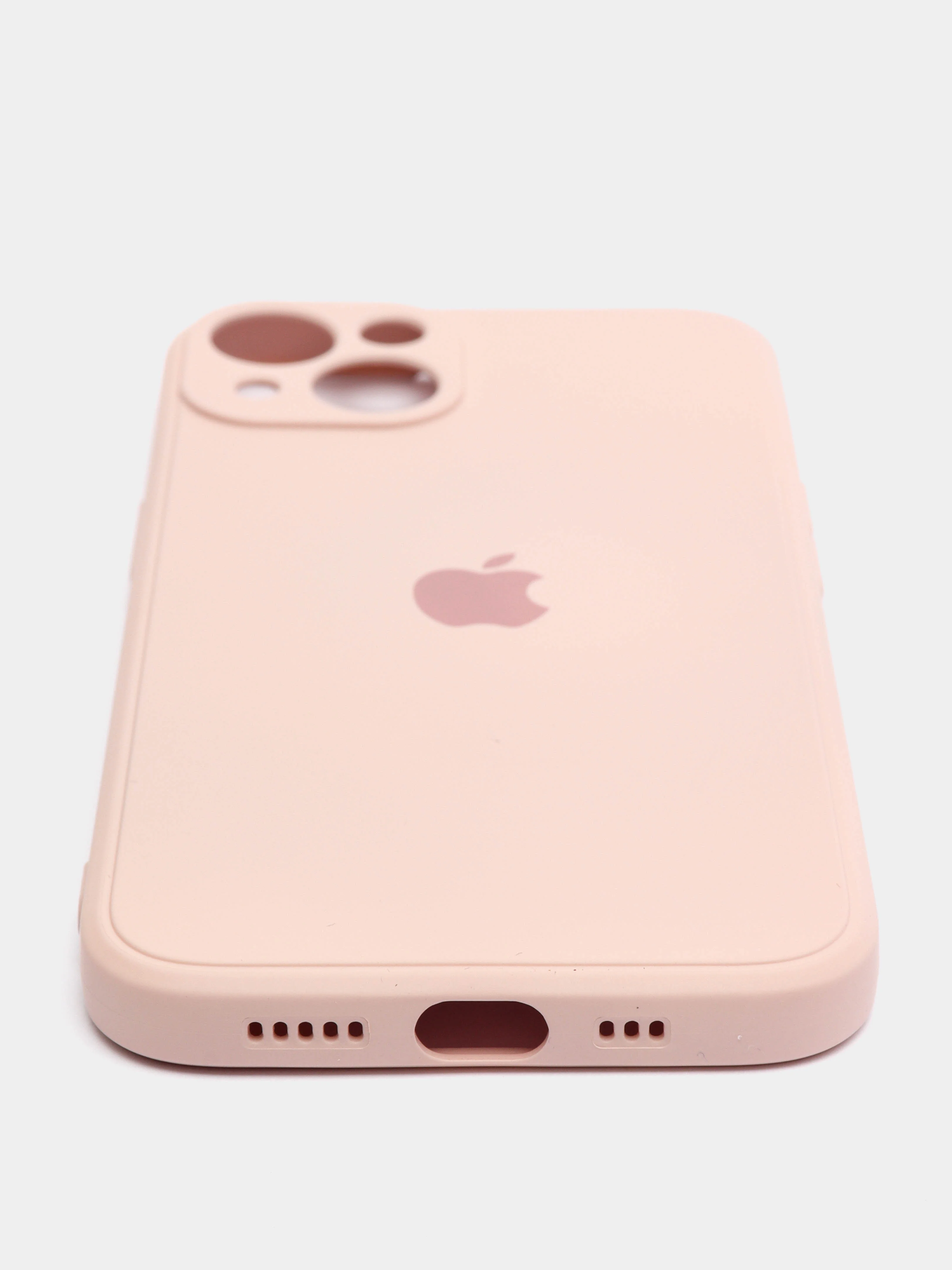 Коралловый меланж чехол на iPhone 11, 13, 12, XR, Pro, Max, Mini, бархатный
