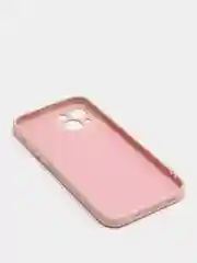 Коралловый меланж чехол на iPhone 11, 13, 12, XR, Pro, Max, Mini, бархатный