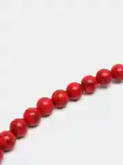 Красный бусины бирюза искусстве