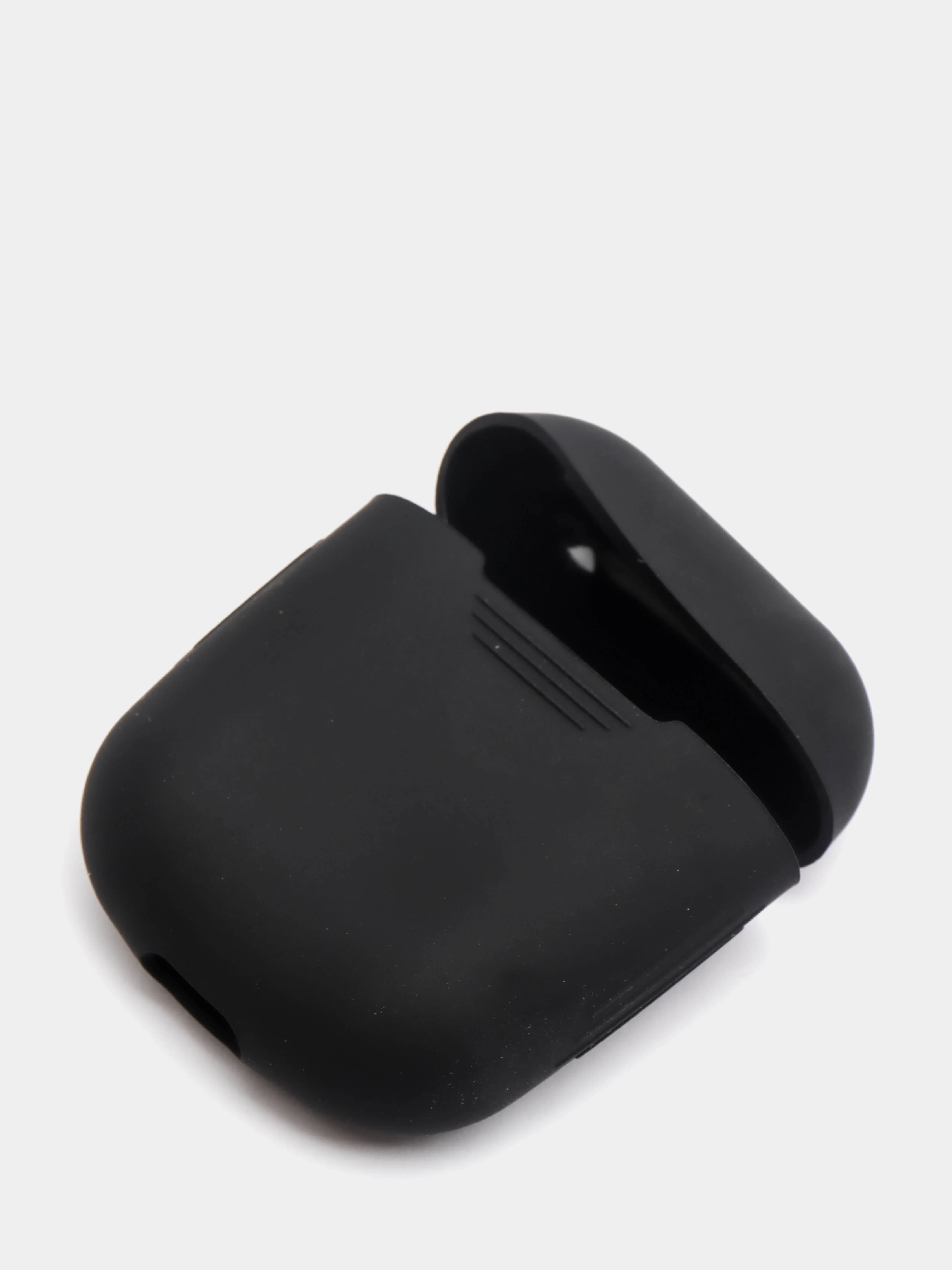 Черный чехол для наушников AirPods 1, 2, силиконовый