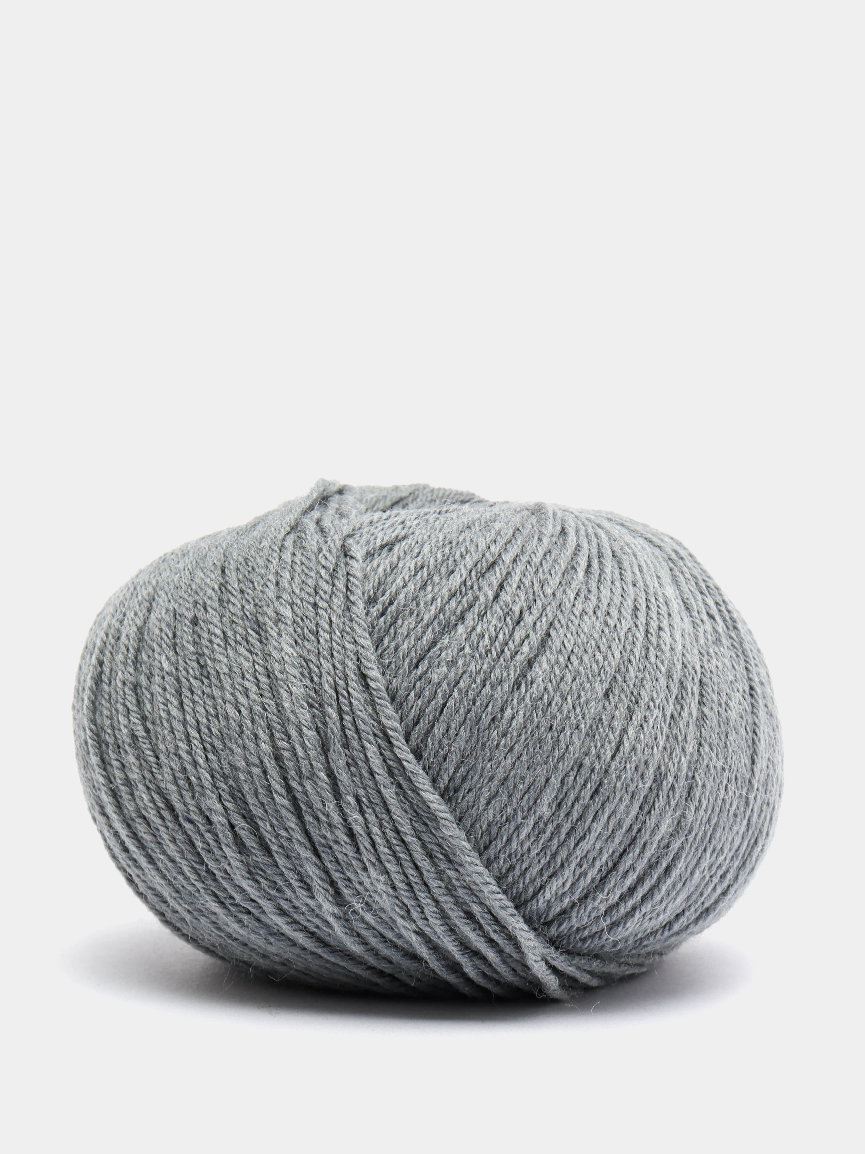 Серый пряжа  Gazzal Baby Wool  20% Кашемир 40% Акрил 40% Мериносовая шерсть 50г 175м