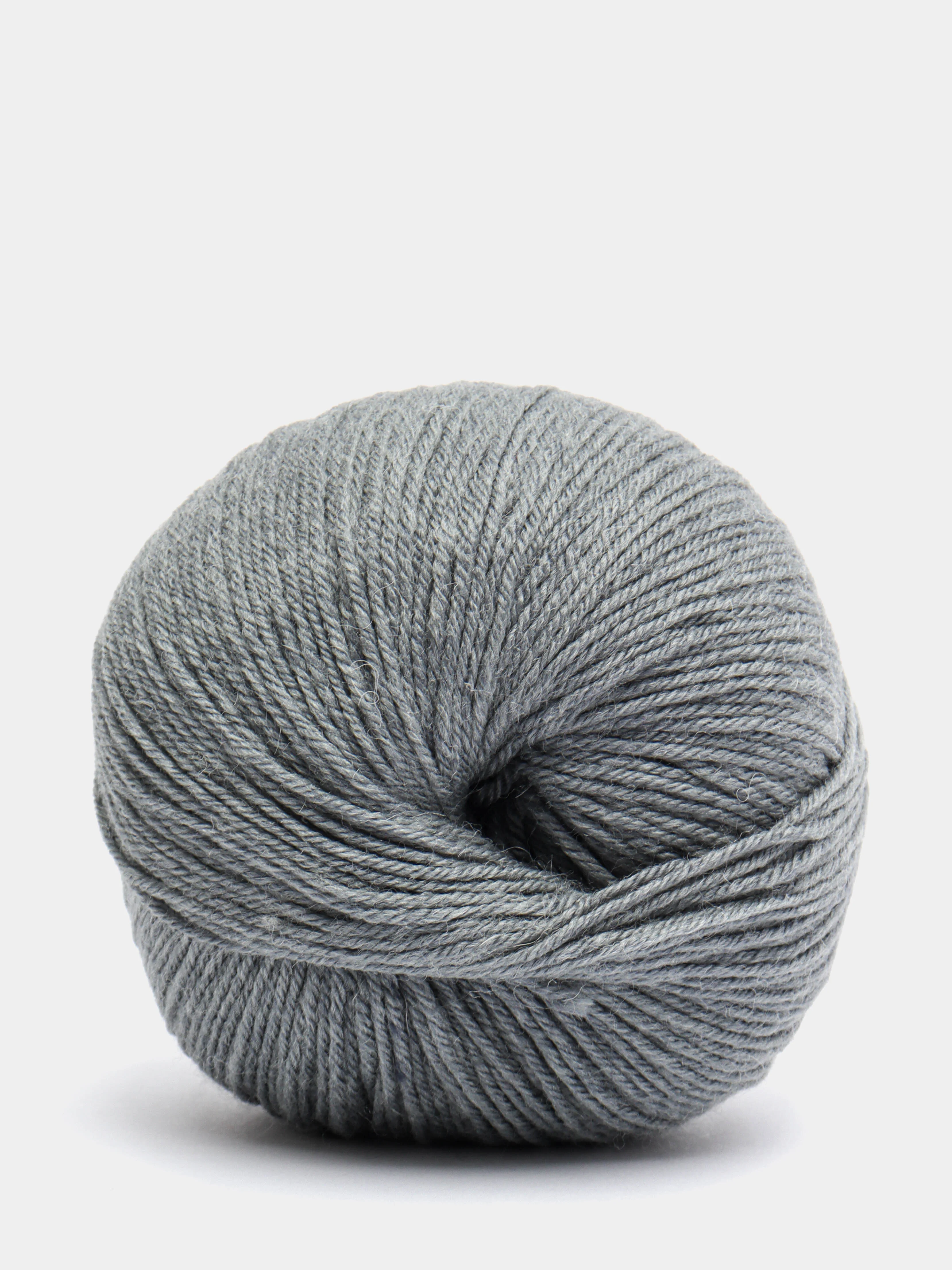 Серый пряжа  Gazzal Baby Wool  20% Кашемир 40% Акрил 40% Мериносовая шерсть 50г 175м