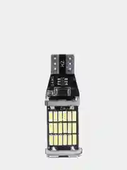 Светодиодные LED лампы 2 шт CUNBUS 45 smd, T15, белые, в габариты, салон и задний ход