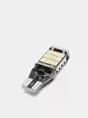 Светодиодные LED лампы 2 шт CUNBUS 45 smd, T15, белые, в габариты, салон и задний ход