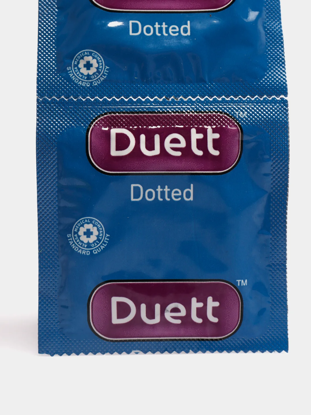 Презервативы DUETT с пупырышками 3 шутки