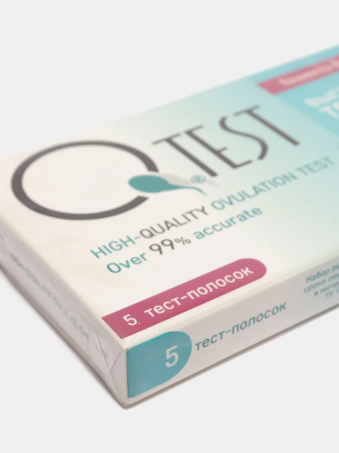 Тест на овуляцию Qtest/ В упаковке 5 тест-полосок