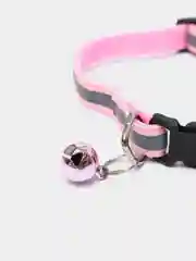 Розовый светоотражающий ошейник для кошек и собак