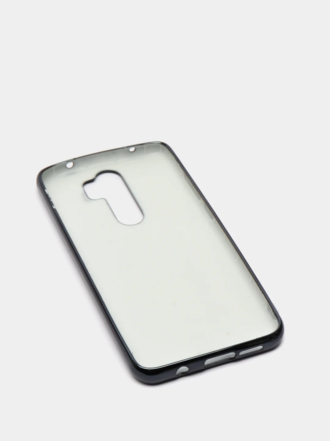 Темно-синий чехол Xiaomi Redmi Note 8 Pro, Сяоми Редми Нот 8 Про силиконовый с глянцевой рамкой