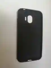 Черный силиконовый ультратонкий черный чехол Samsung j2 18
