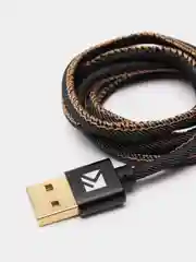 Кабель Denim Floveme, Type C и Micro SD, джинсовый, 3 цвета, 1 метр
