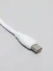Белый кабель зарядный Borofone BX19 (3A, Type-C/Lightning, Type-C/Type-C для iPhone и Android)