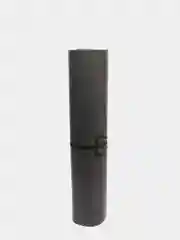 Серый коврик для йоги, каучуковый, с разметкой, 183 х 68 х 0,5 см