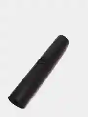 Черный коврик для йоги, каучуковый, с разметкой, 183 х 68 х 0,5 см