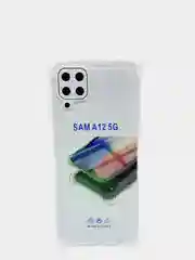 Прозрачный чехол Samsung Galaxy A12 Противоударный силиконовый чехол с защитой камеры