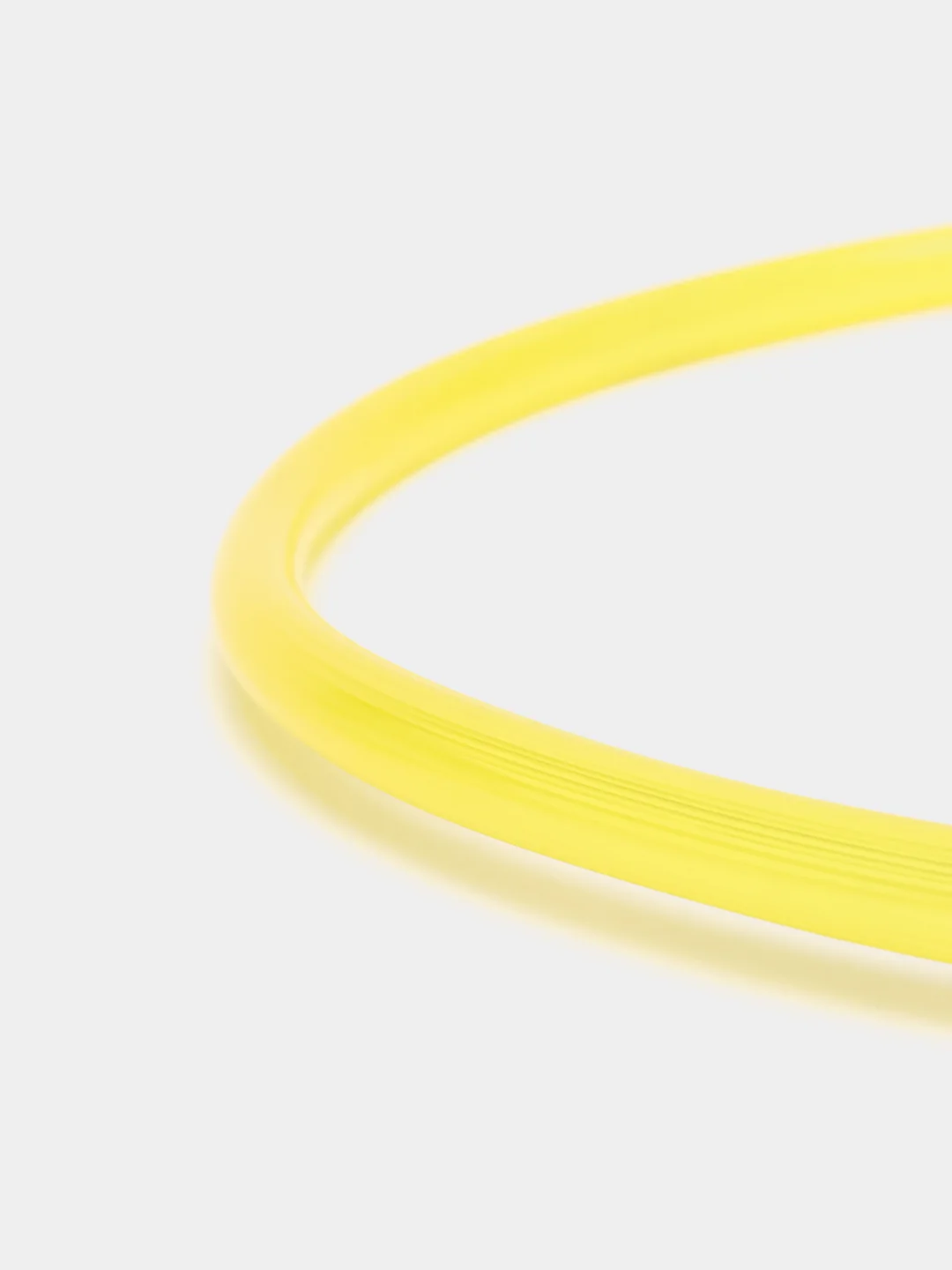 Желтый светящийся LED ошейник силиконовый для собак, на USB зарядке