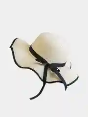Белый шляпа соломенная