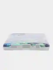 Синий чехол для Samsung A12, A22, A51, A52, A72, S20FE, S21FE, S22 цветы, голограмма