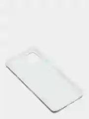 Синий чехол для Samsung A12, A22, A51, A52, A72, S20FE, S21FE, S22 цветы, голограмма