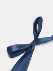Темно-синий лента атласная 25мм, рулон 22м (25ярд)