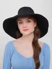 Черный панама (шляпа) хлопковая