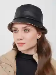 Панама из экокожи