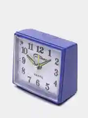 Фиолетовый часы будильник кварцевые