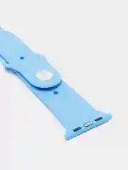 Синий ремешок для Apple Watch, силиконовый
