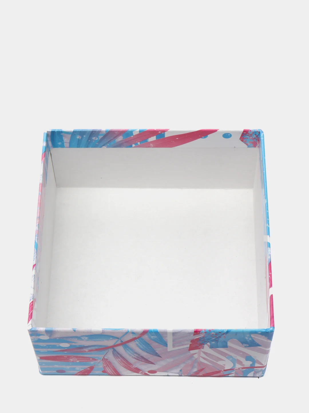 Коробка подарочная картонная яркая, размер 10x10x5 см