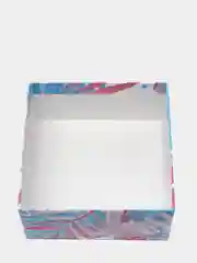 Коробка подарочная картонная яркая, размер 10x10x5 см