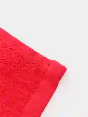 Алый полотенце махровое, 30*30 см