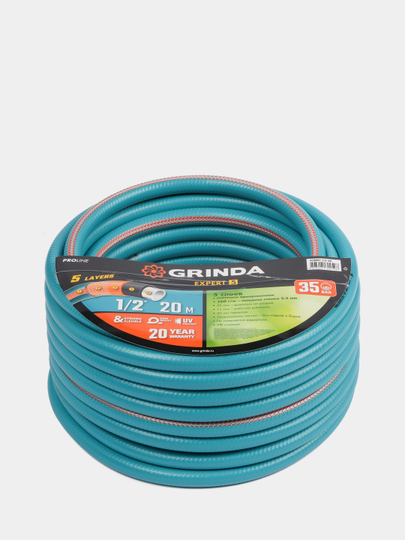 Поливочный шланг GRINDA PROLine EXPERT, 5-пятислойный, армированный