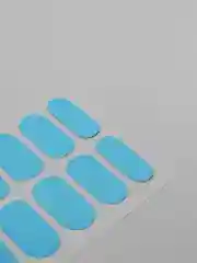 Голубой лаковые полоски для ногтей, накладные ногти, наклейки для ногтей, дизайн ногтей