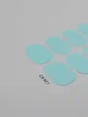 Бирюзовый лаковые полоски для ногтей, накладные ногти, наклейки для ногтей, дизайн ногтей