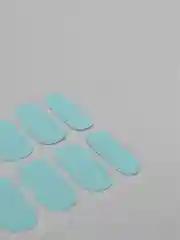 Бирюзовый лаковые полоски для ногтей, накладные ногти, наклейки для ногтей, дизайн ногтей