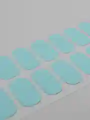 Бирюзовый лаковые полоски для ногтей, накладные ногти, наклейки для ногтей, дизайн ногтей