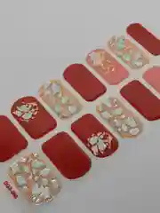 Лавандовый лаковые наклейки полоски для ногтей