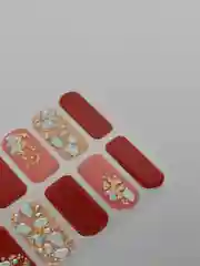 Лавандовый лаковые наклейки полоски для ногтей