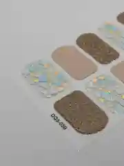 Бронзовый лаковые наклейки полоски для ногтей